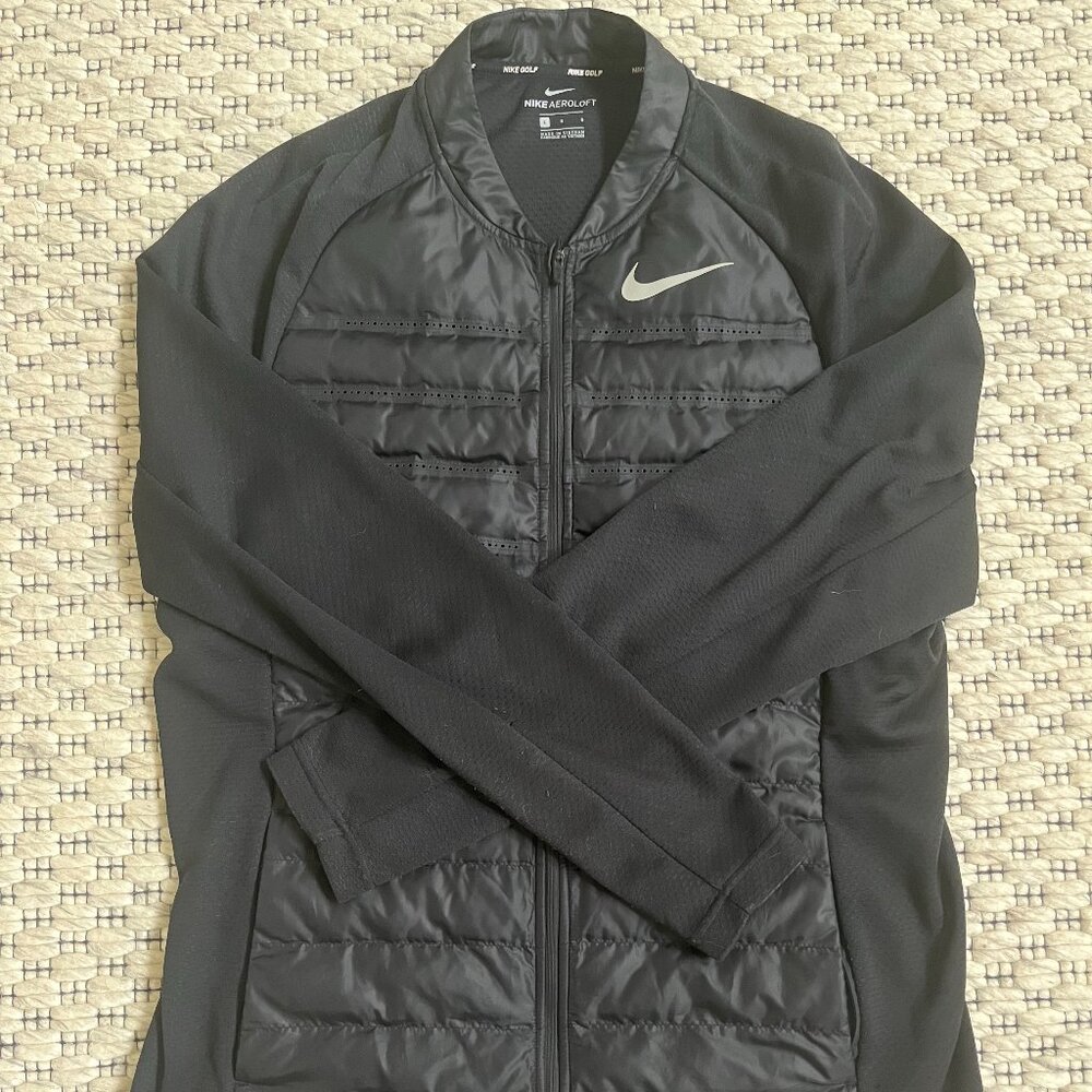 Nikes Aeoroloft Jacket Mens Large Black
